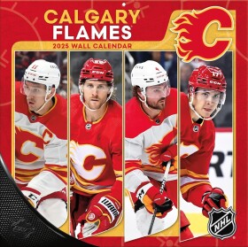 JF Turner Kalendář Calgary Flames 2025 Wall Calendar