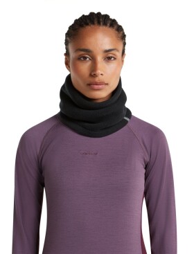 Unisex merino nákrčník ICEBREAKER Unisex Merino 800 RF Class Pile Chute, Black