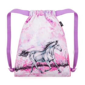 Bagmaster školní sáček na přezůvky/tělocvik DOPI 24 A – koně