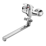 Baterie jádrová nástěnná, chrom, otočné ramínko 30cm, rozteč 100mm, BALLETTO