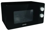 Gorenje MO20E1B černá / Mikrovlnná trouba / 800 W / 20 l / bez displeje (MO20E1B)