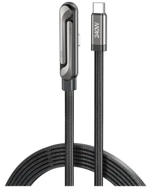 AWEI CM-12C černá / Kabel se stojánkem / USB-C - USB-C (CM-12C)