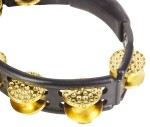 Latin Percussion Cyclops Tambourine Dimpled Brass