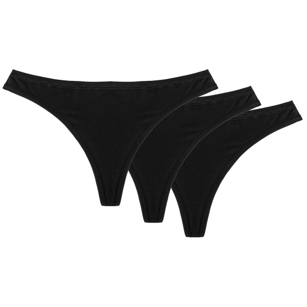 Wol-Bar Soft Simple 3-pack barva:černá M