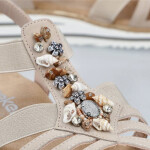 Pohodlné sandály Rieker W RKR680 beige 39