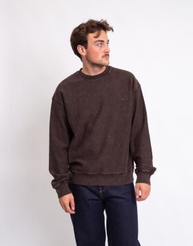 Carhartt WIP Lambert Sweat Tobacco moon L