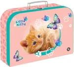 OXYBAG Kufřík Kočka / Dětský kufřík / 34 × 23 × 10 cm (01726)