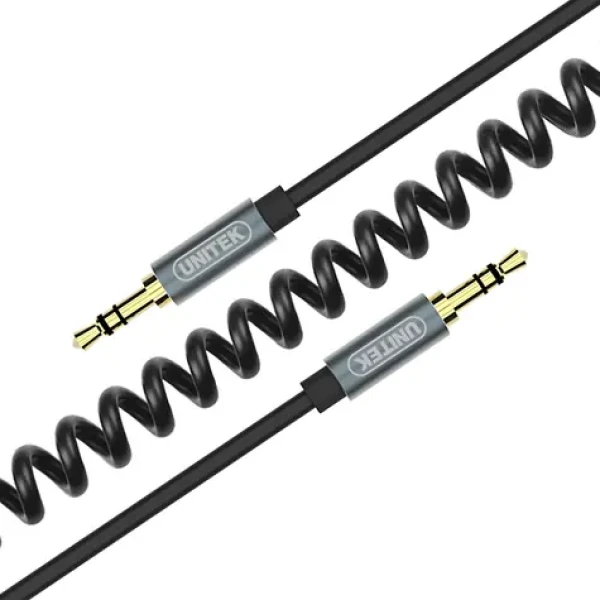 Unitek audio kabel miniJack TWIST / Kabel / Jack 3,5 mm / 1,5 m (Y-C922ABK)