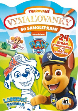 Tvarované maľovanky Labková patrola