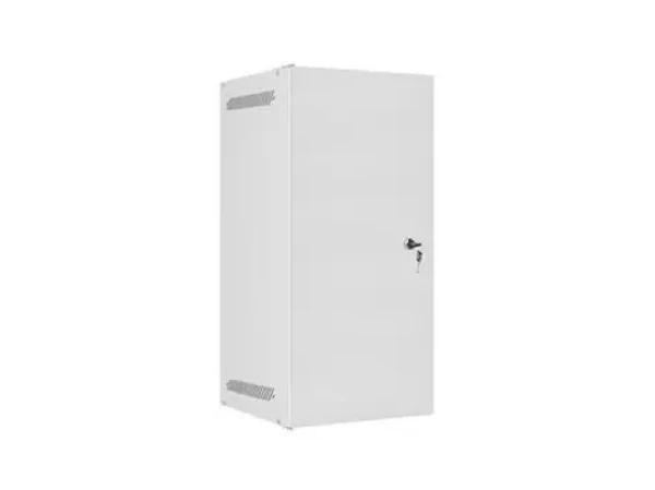 Lanberg WF10-2312-00S šedá / Nástěnná skříň / 10" / 12U / 280x310 mm / kovové dveře / ploché balení (WF10-2312-00S)