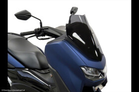 Yamaha Nmax 125 21-24, Nmax 155 22-24 Skútr plexi Powerbronze 400 mm high - modrá