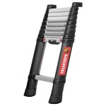 Telesteps 115463 Eloxovaný hliník Stupňovitý teleskopický žebřík max.prac. výška: 3800 mm 11.4 kg