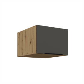 Horní skříňka Aria 50 NAGU-36 1F Barva korpusu: Dub artisan, Barva dvířek: GR - Graphite AFM