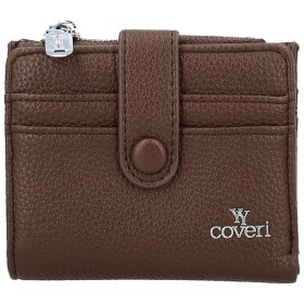 Trendy dámská mini koženková peněženka Coveri Arbi, coffee