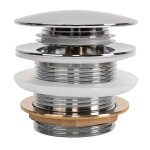 REA - Univerzální vanová výpusť Click-clack - Chrome REA-W2013