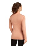 ICEBREAKER Wmns Mer 200 Realfleece Descender LS Half Z, Desert Sand (vzorek) velikost: S