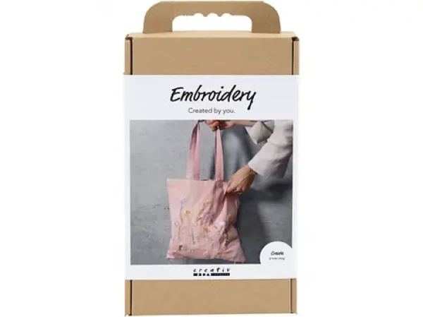 Creativ Company Kreativní sada Vyšívaná textilní taška