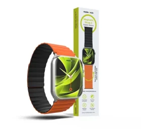 Mobile Origin Magnetic Watch Strap II řemínek pro Apple Watch 49mm/46mm/45mm/44mm oranžová/černá (AWMS-02-ORG-BLK)