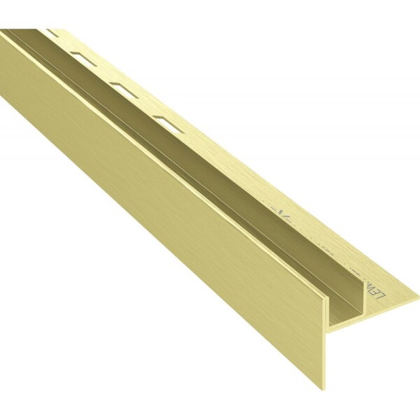 MEXEN - Line-B spádová lišta pro sklo 120 cm levá, zlato szczotka 185504120L