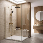 REA - Sprchový set PREMIUM Maxim Brush Gold REA-P7065