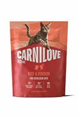 Carnilove Cat Active Dry Beef&Venis.Steril.Ad.AB400g