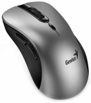 GENIUS Ergo 8100S AI šedá / 1600 dpi / bezdrátová myš / Copilot / 6tlačítek / tichá/ 2.4GHz / 1xAA (31030040404)