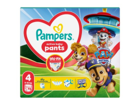 Pampers Pants Baby-Dry Edic Paw Patrol, vel. 4, 72 ks
