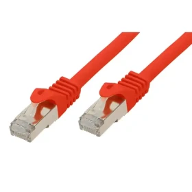 SCONN BASIC-S Cat7 U/FTP slim červená / Patch kabel / RJ-45 / 0,5 m / 600 MHz (BS75511-SL0.5R)