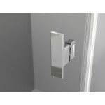 MEXEN/S - Mist H T sprchový kout dveře křídlové levá 95 x 100, transparent, chrom 8A5T-095-100-01-00-L