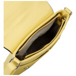 Stylová dámská koženková crossbody kabelka Katia, žlutá