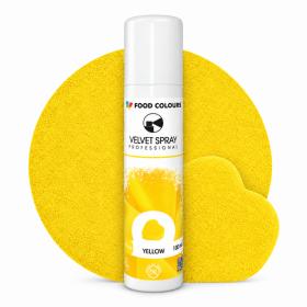 Sametový sprej Food Colours Yellow (100 ml)