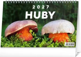 NOTIQUE Houby 2027 / Stolní kalendář / 23,1 x 14,5 cm