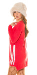 Trendy KouCla oversized v-sweater "GLAM" barva velikost Einheitsgroesse