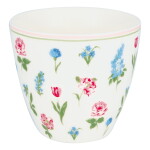 GREEN GATE Latte cup Estrid White 300 ml, multi barva, porcelán 300ml