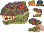 Plyšový maňásek dinosaurus 21 × 14 cm - mix barev