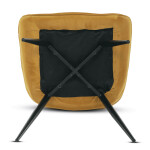 Jídelní židle, žlutá, sametová látka, DCH-421 YEL4