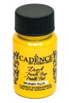 Metalická akrylová barva Cadence Dora Metallic, 50 ml - canary yellow, kanárkově žlutá