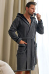 Pánský župan 7141 Twill - Doctor Nap šedá S