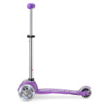 Koloběžka Mini Micro Deluxe Glitter LED purple