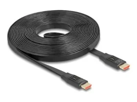 Delock 81004 černá / Plochý HDMI kabel / 8K / 60 Hz / 48 Gbit/s / 5 m (81004)