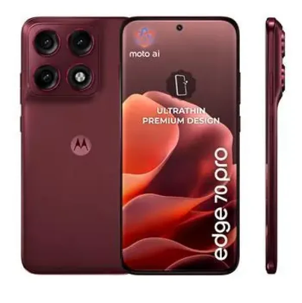 Motorola Edge 70 Pro 12+512 GB Pantone Zinfandel / Smartphone / 6,78" AMOLED 144Hz / MediaTek Dimensity 8500 Extreme (PBC20005PL)