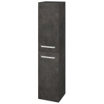 Dřevojas - Vysoká skříň DOS SVD2 35 - D16 Beton tmavý / Úchytka T01 / D16 Beton tmavý / Levé 210359A