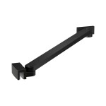 Erga Paris, rohová vzpěra pro sprchové zástěny o tloušťce skla 6/8/10 mm, délka 35cm, černá matná, ERG-V02-PARIS-BAR35-BK