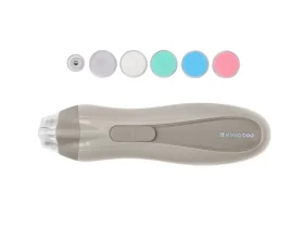 KIKKABOO Elektrický pilník na nehty Beige / 6 nástavců / 2 rychlosti / LED světlo / od narození (31303040138KB)