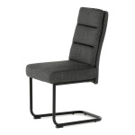 Jídelní židle, šedá, látka, DCL-P3107 GREY2