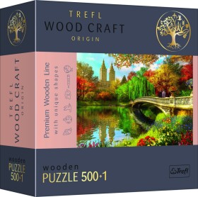 Trefl Wood Craft Origin Puzzle Central Park, Manhattan, New York 501 dílků - dřevěné - Trefl