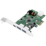 Conceptronic EMRICK USB 3.2 Gen 2 PCI-Express-Karte, 1-Port-USB-C und 1-Port-USB-A karta PCI-Express PCIe