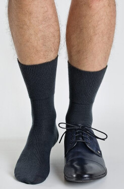 Pánské ponožky Regina Socks Purista Antybakteriální Froté šedá 39-42