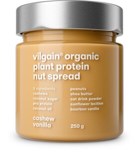 Vilgain Plant Protein Nut Spread BIO – kešu a vanilka 250 g