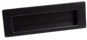 Tulip Nábytková úchytka zápustná Shellby 96mm Černá (398095)